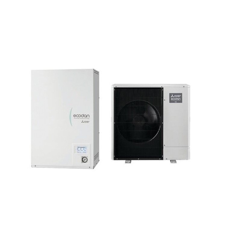 Ensemble de Pompe à Chaleur Réversible 8kW MITSUBISHI Zubadan Silence 10 Bi-Bloc Ensemble de Pompe à Chaleur Réversible 8kW MITSUBISHI Zubadan Silence 10 Bi-Bloc