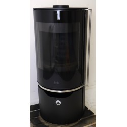Poêle à Bois en Acier 6kW DEVILLE Eguzki Longueur Bûches 40cm