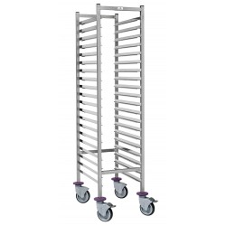 Chariot Échelle à Glissières MATFER BOURGEAT Optimo GN11 de Pâtissier Boulangerie Inox 20 Niveaux 600x400mm - 775525