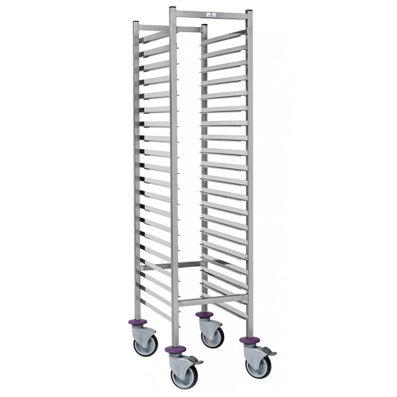 Chariot Échelle à Glissières MATFER BOURGEAT Optimo GN11 de Pâtissier Boulangerie Inox 20 Niveaux 600x400mm - 775525 Chariot Échelle à Glissières MATFER BOURGEAT Optimo GN11 de Pâtissier Boulangerie Inox 20 Niveaux 600x400mm - 775525