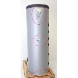 Ballon Préparateur Eau Chaude Sanitaire 300L SYRIUS SOLAR Double Échangeurs pas cher.