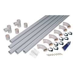 Kit de Conduits et Accessoires pour Système d'Aspiration Centralisée  ALDES Réseau Série T