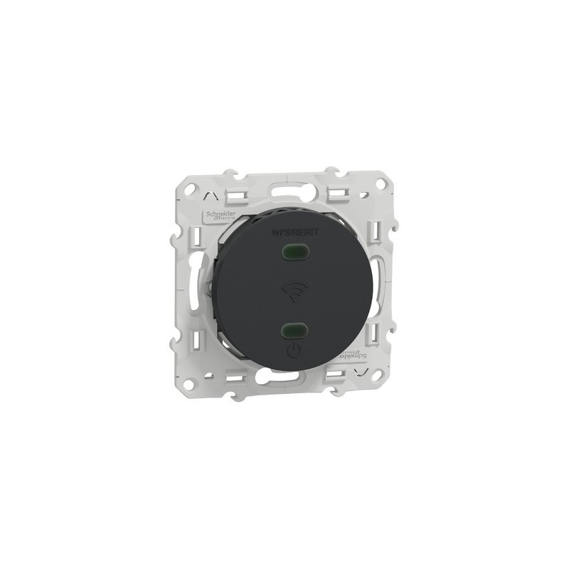 Répétiteur WiFi SCHNEIDER Odace 300Mb/s 2.46Hz Anthracite Répétiteur WiFi SCHNEIDER Odace 300Mb/s 2.46Hz Anthracite