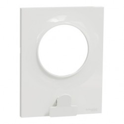 Plaque de Finition à Pince SCHNEIDER Odace Styl 1 Poste Blanc - S520742
