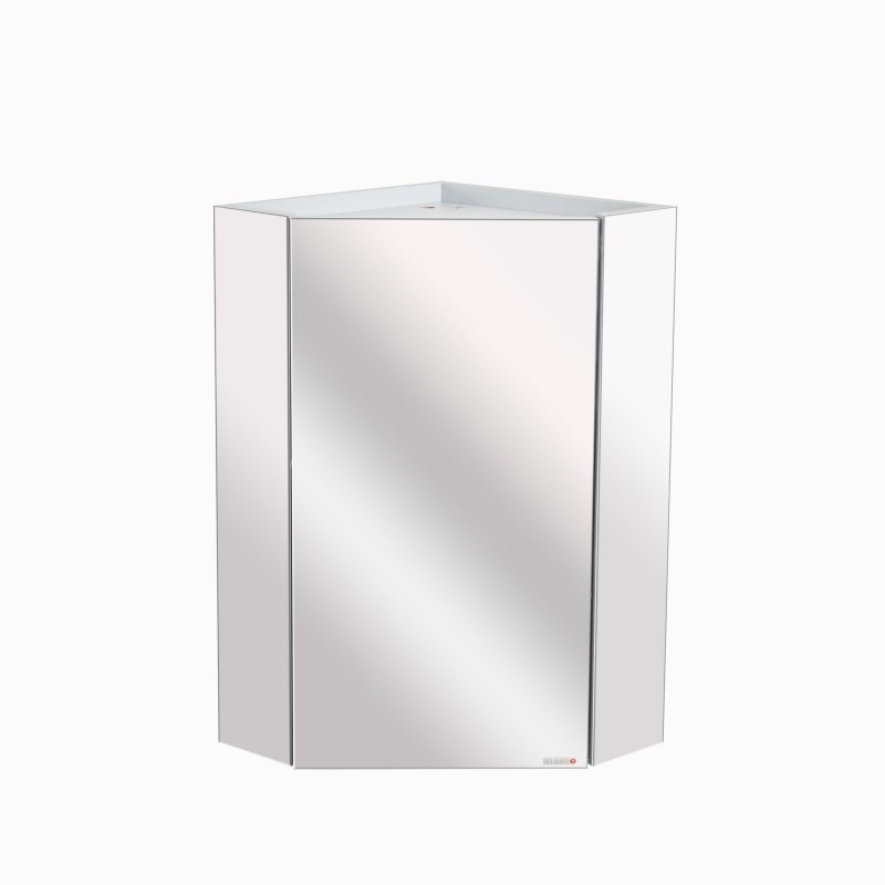 Armoire de Toilette d'Angle à Suspendre ALLIBERT Corsa Avec 1 Porte Miroir Blanc/Gris 31cm Armoire de Toilette d'Angle à Suspendre ALLIBERT Corsa Avec 1 Porte Miroir Blanc/Gris 31cm