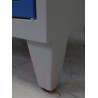 Armoire Vestiaire 12 Cases Portes Plexiglas CARAY Avec Prises Électriques pas cher.