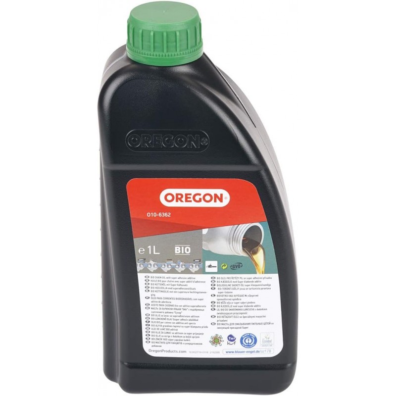Bidon 1L Huile Adhérente BIO OREGON Pour Chaîne de Tronçonneuse