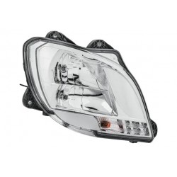 Phare Projecteur Principal Droit HELLA DAF XF H7/H1, P21W Halogène FF