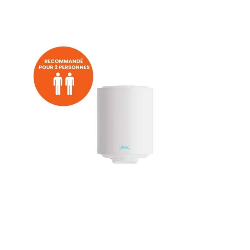 Chauffe-Eau Électrique 75L OLYMPIC FRANCE Stéatite Vertical
