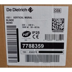 Chauffe-Eau Électrique 150L DE DIETRICH CEB Vertical Mural 7788359 - 588359 Chauffe-Eau Électrique 150L DE DIETRICH CEB Vertical Mural 7788359 - 588359