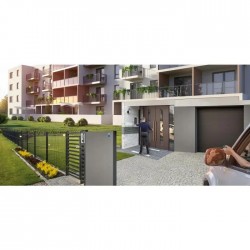 Clavier à Codes URMET Zamac 22 Codes Perçage T25 12 Boutons et Bouton Porte Gris - CE20ZG54