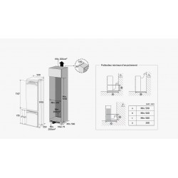 Réfrigérateur Congélateur Encastrable 298L SAMSUNG - BRB30603EWW