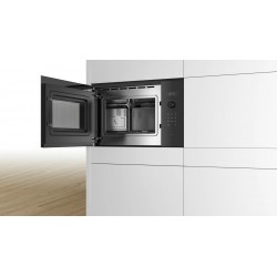 Micro-Ondes Encastrable 25L BOSCH Série 6 900W Nettoyage Hydrolyse 7 Programmes - BFL554MB0