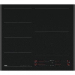 Plaque de Cuisson à Induction 59cm AEG Saphir Matt Série 6000 4 Zones FlexiBridge Noir