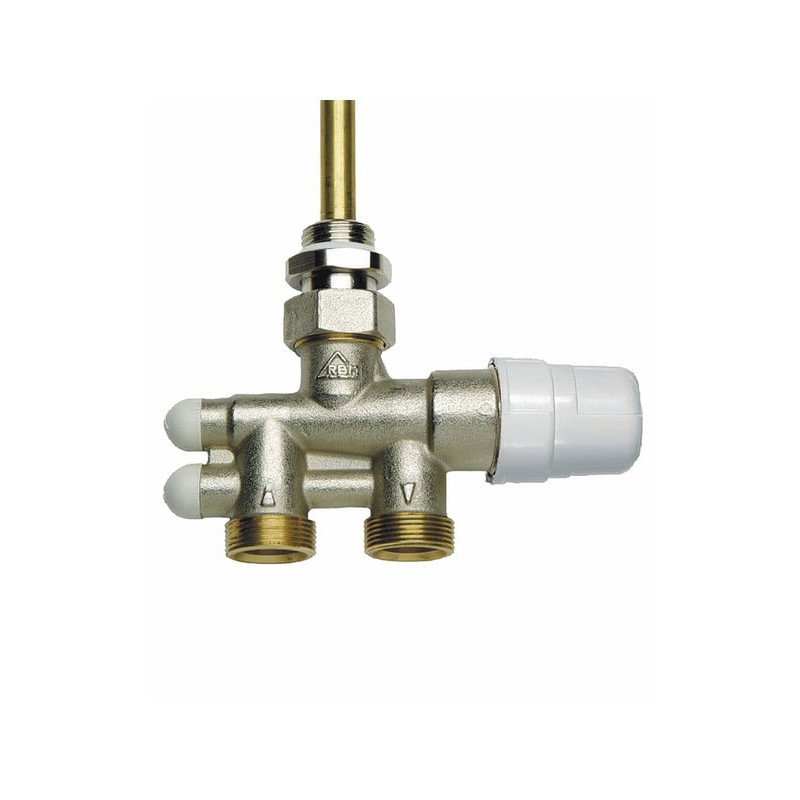 Robinet Thermostatique 4 Voies RBM SPA Pour Sèche-Serviettes