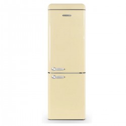 Réfrigérateur Combiné Vintage Rétro 304L SCHNEIDER Feeling's 2 Portes Crème
