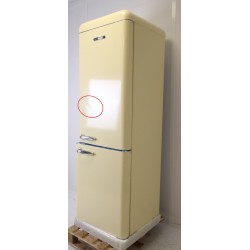 Réfrigérateur Combiné Vintage Rétro 304L SCHNEIDER Feeling's 2 Portes Crème pas cher.