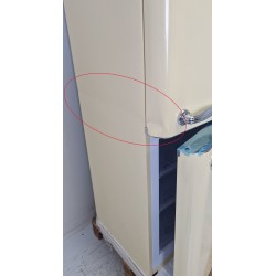 Réfrigérateur Combiné Vintage Rétro 304L SCHNEIDER Feeling's 2 Portes Crème pas cher.