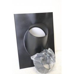 Solin Toiture Inox Ardoise DIXNEUF Pente 30° à 45° Ø230mm avec Collet