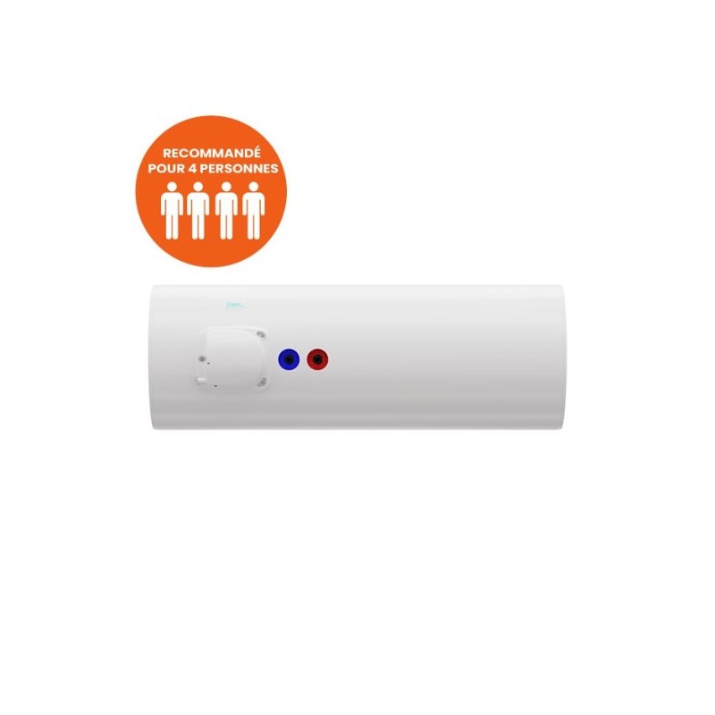 Chauffe-Eau Électrique 200L OLYMPIC FRANCE Stéatite Horizontal Mural Monophasé - 363013