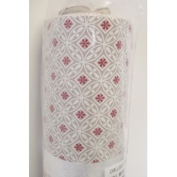 Rouleau de Nappe Toile Cirée Déco Small Beige Ornemental Largeur 140cm