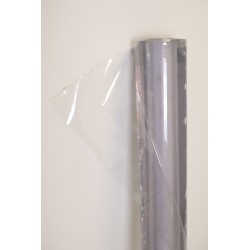 Rouleau de 25m Nappe PVC Transparent Cristal  Largeur 140cm Epaisseur 0.3mm - CR30100