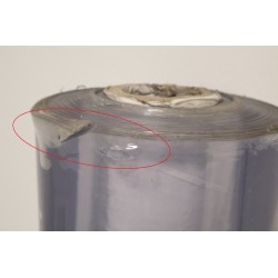 Rouleau de 25m Nappe PVC Transparent Cristal  Largeur 140cm Epaisseur 0.3mm - CR30100