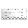 SCHNEIDER - Modicon X80 Rack pour M340 avec 4 bus X - BMXXBP0400