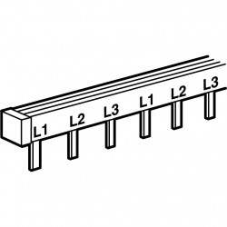 LEGRAND Peigne d'Alimentation Triphasé HX3 3P pour Bornes à Vis 404943