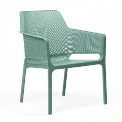 Chaise Extérieure NARDI Net Relax Avec Accoudoirs Polypropylène PRV Vert Salice