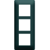 Plaque de Finition pour 3 Prises HAGER Essensya Anthracite - WE527