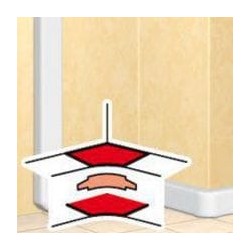Angle Intérieur LEGRAND pour Goulotte DLP Monobloc 50x105mm 010605