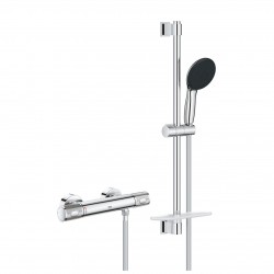 Ensemble de Douche GROHE Quickfix avec Pommeau de Douche, Mitigeur Thermostatique et Barre de Douche - 34791001