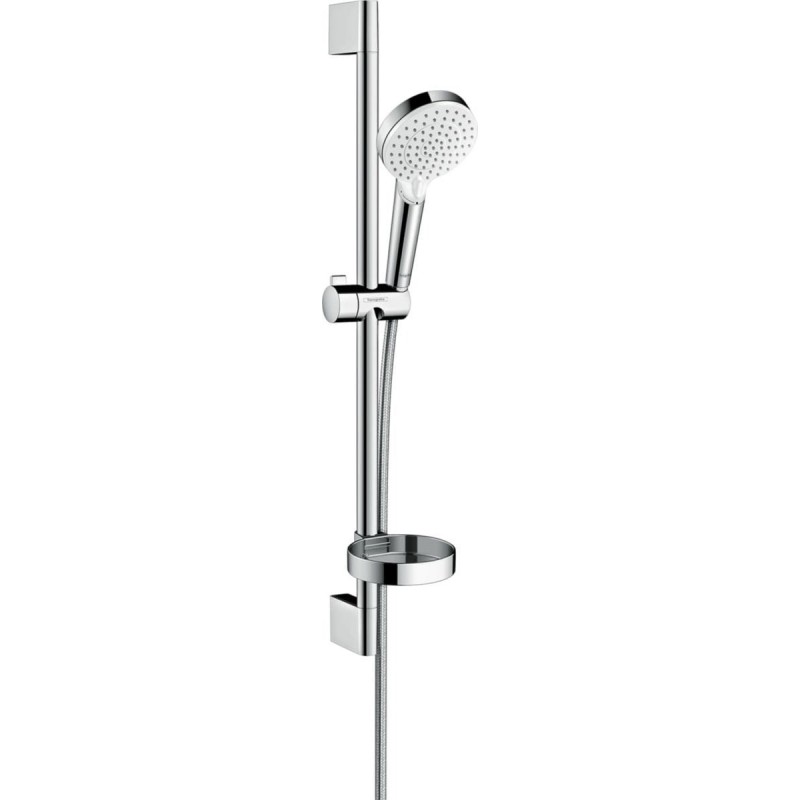 Ensemble de Douche HANSGROHE Crometta avec Pommeau Vario 2 Jets, Barre Unica'C et Porte-Savon Chromé - 26533400