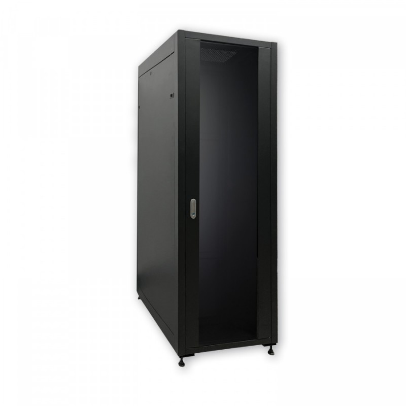 Baie de Câblage Brassage Réseau TECLINK 19" 42U 1 Porte Vitrée 800x1000mm - IC6A99AL80P1042