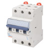 Disjoncteur Magnéto Thermique Coupe-Circuits GEWISS MT60 3P Courbe D25A 6000A-10kA/400V 3 Modules - GW92469