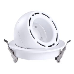 Spot LED Encastrable Pivotant et Orientable ASLED Fado 10W CTC Température Variable 3000-5000K Blanc - FAD12WCTC