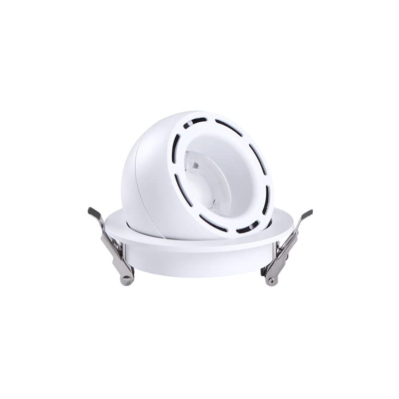 Spot LED Encastrable Pivotant et Orientable ASLED Fado 10W CTC Température Variable 3000-5000K Blanc - FAD12WCTC