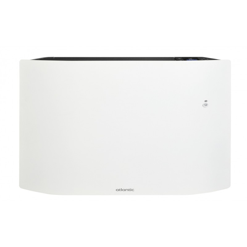 Radiateur Électrique Chaleur Douce 1500W ATLANTIC Divali Connecté Lumineux Horizontal Blanc - 507613