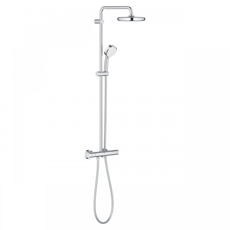 Ensemble de Douche GROHE Tempesta Cosmopolitan System 210 Mitigeur Thermostatique, Douche de Tête, Douchette - 27922001