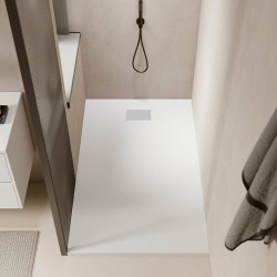 Receveur de Douche Extra-Plat STANO Piatto en Solicast Surface Ardoisée 900x1700mm - 17090WHI
