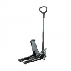 Cric Hydraulique Extra Bas 2T KS TOOLS en Acier Descente Freinée Hauteur de Levage Minimum 8cm