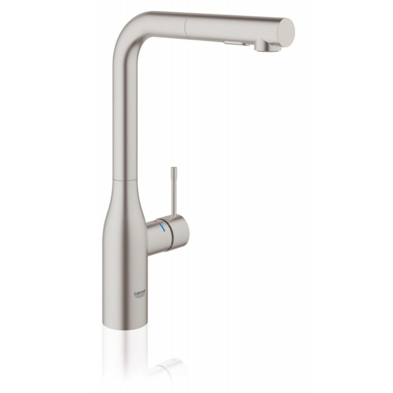 Mitigeur Monocommande de Cuisine GROHE Essence avec Douchette Extractible 2 Jets Rotation 360°