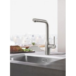 Mitigeur Monocommande de Cuisine GROHE Essence avec Douchette Extractible 2 Jets