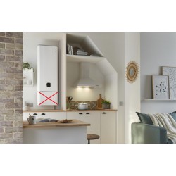 Chauffe-Eau Electrique Plat Mural Multi-Position Vertical ou Horizontal.