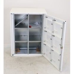 Bloc de 6 Boites aux Lettres LEABOX Collective Extérieur Mural 2x3 Blanc