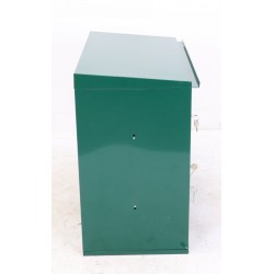 Bloc de 4 Boîtes aux Lettres LEABOX Collective Extérieur Vert Sans Pieds - 2x2
