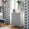ATMOSPHERA - Commode 5 tiroirs ATMOSPHERA Charme Blanc - 121474B