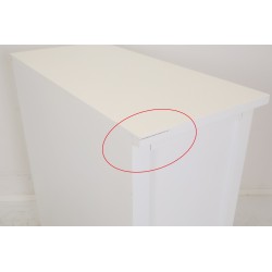 Commode 5 tiroirs ATMOSPHERA Charme Blanc - 121474B