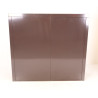Bloc de 16 Boîtes aux Lettres LEABOX Collectives Extérieur Marron Sans Pieds - 4x4